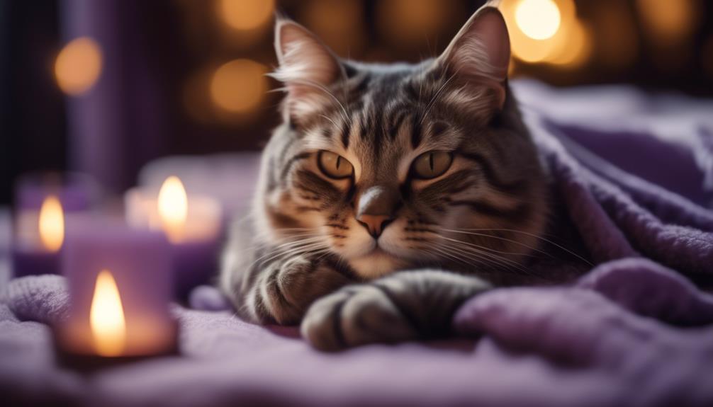 calm cats through aromatherapy