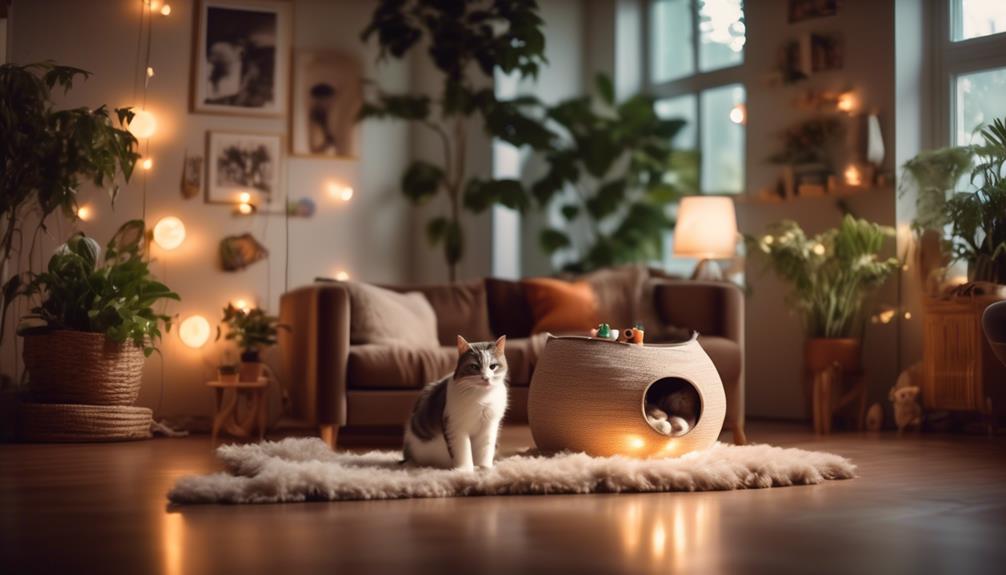 calm environment for cats