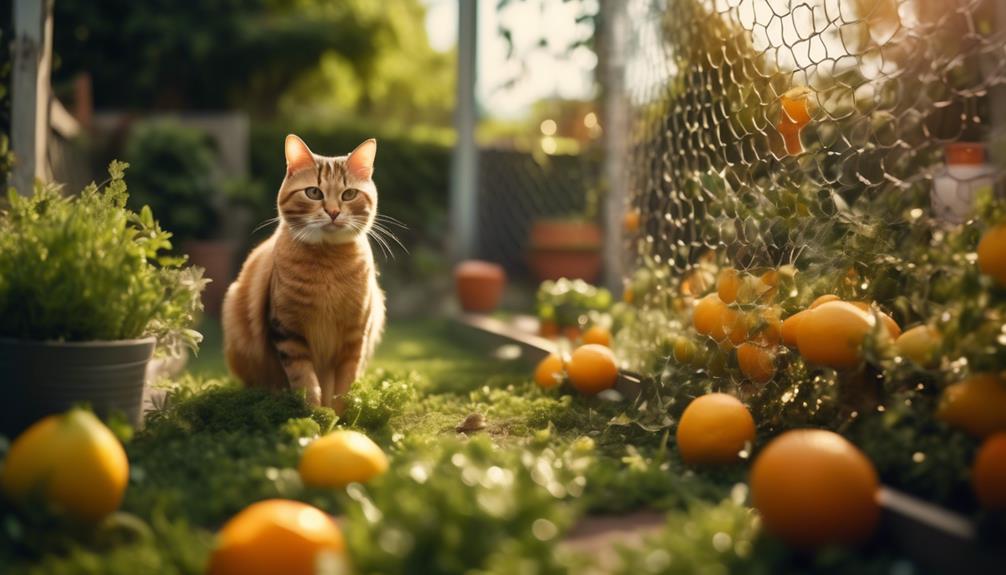 cat proofing your garden