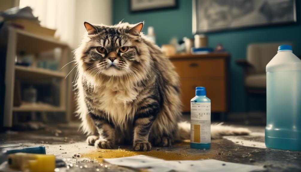 cat spraying and health