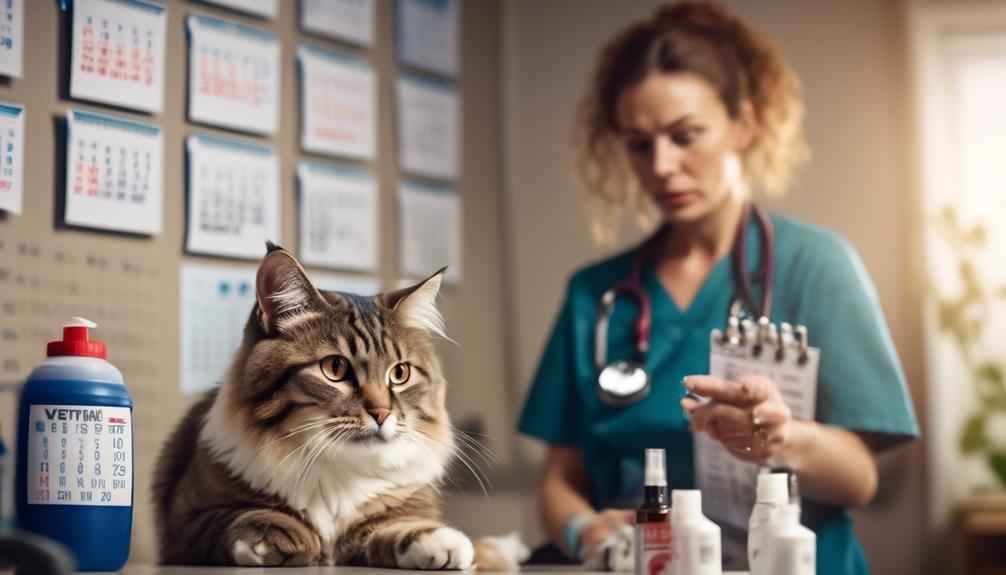 cat spraying vet visit