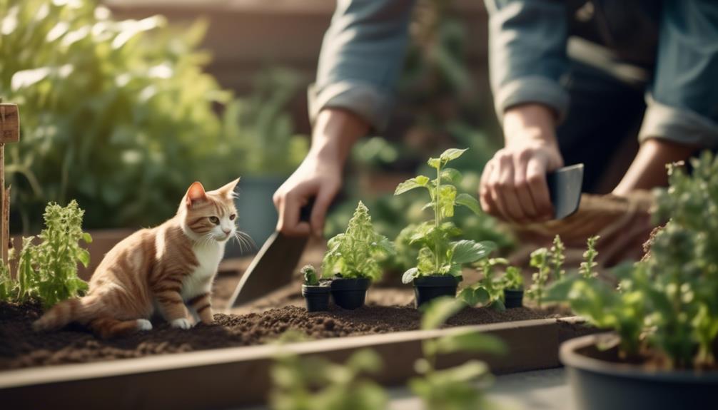 cats spraying prevention outdoors