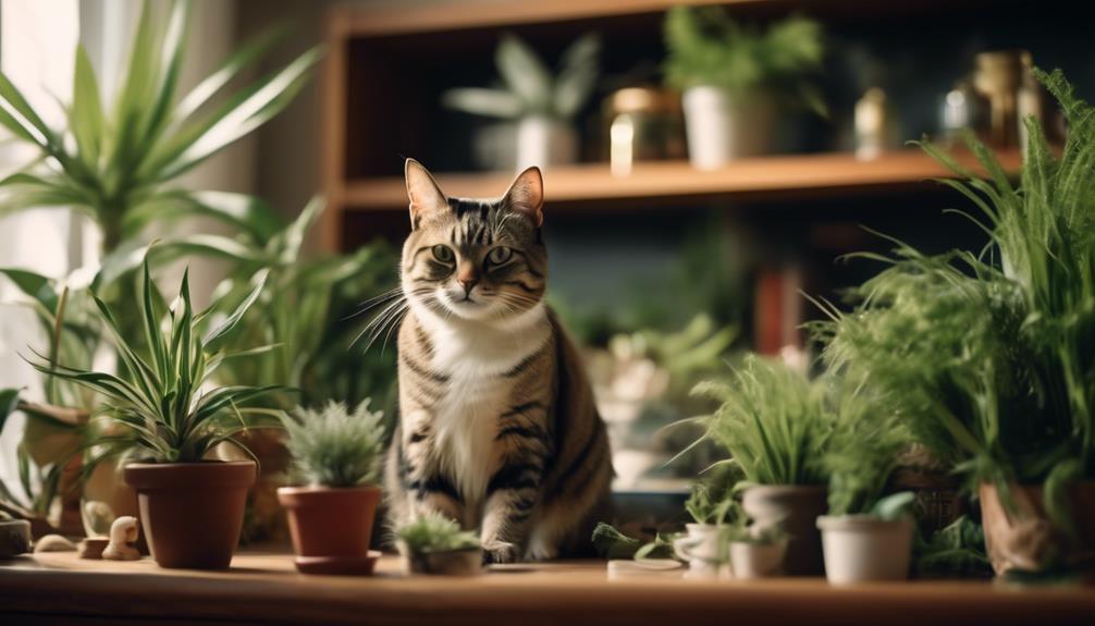 feline friendly plants for homes