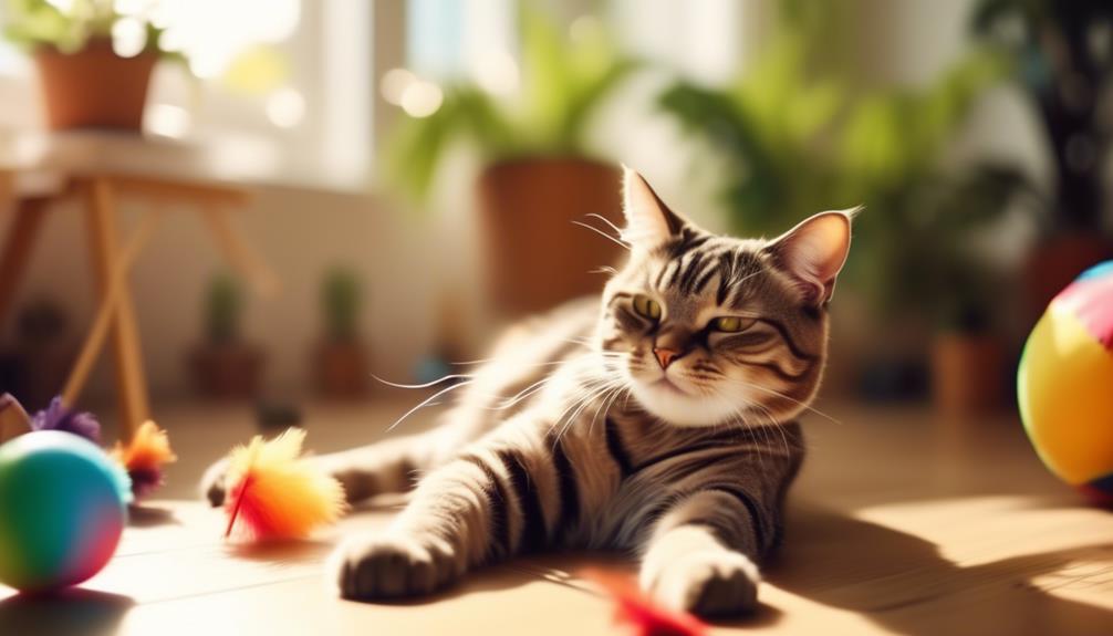 play therapy reduces feline stress