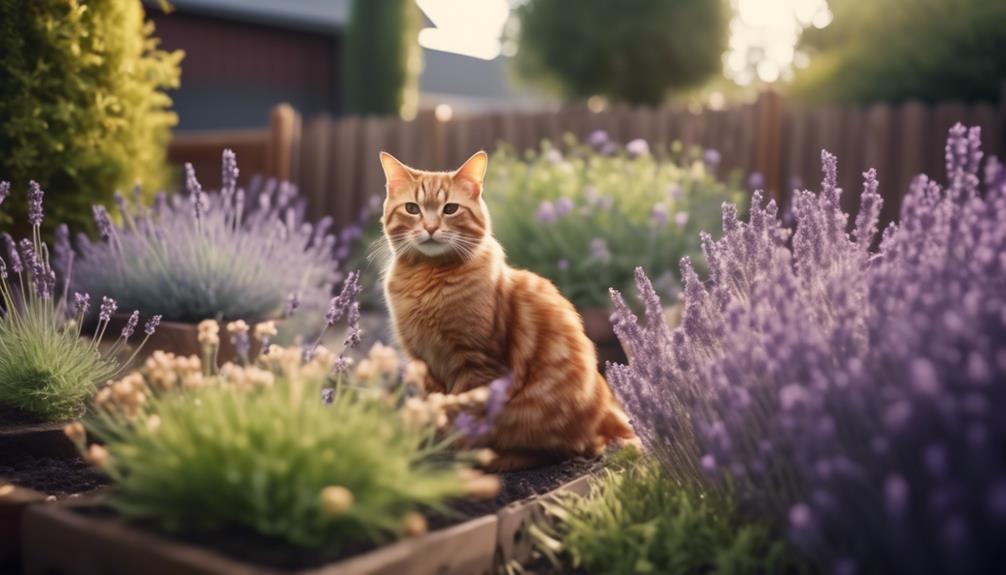 protecting garden from cats